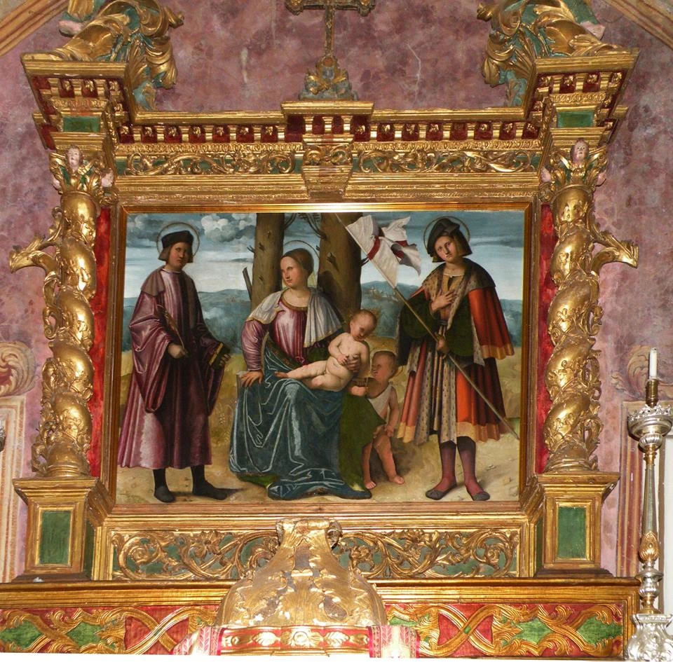 Il Romanino-390-Madonna col Bambino e santi